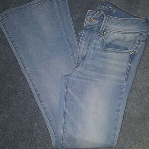 American eagle kick boot jeans size 6short